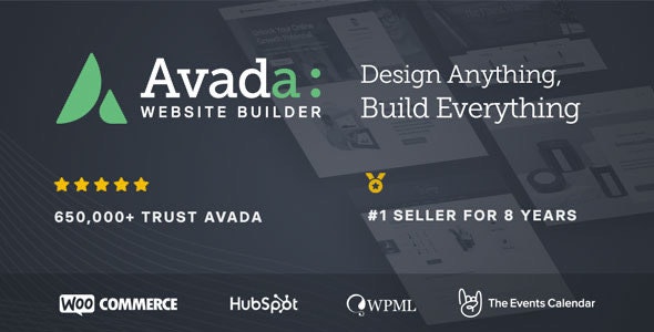 Avada 7.8  – 适用于 WordPress 和 WooCommerce 的网站构建器