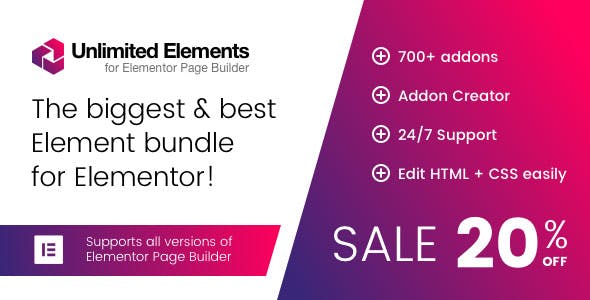 Unlimited Elements for Elementor Premium 1.5.4  解锁高级组件
