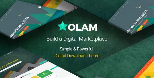 Olam 4.5.0  WordPress 高级虚拟资源下载主题