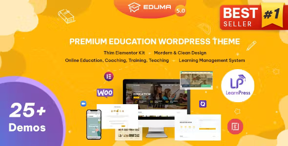 Eduma主题V5.0.3 一款畅销的在线教育和知识管理WordPress主题