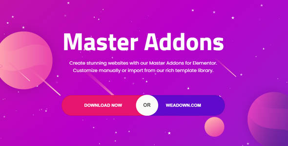 Master Addons插件V1.9.2一款elementor的扩展组件