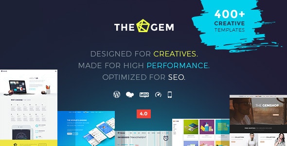 TheGem主题V5.4.1 一款高性能、高颜值的wordpress企业官网主题