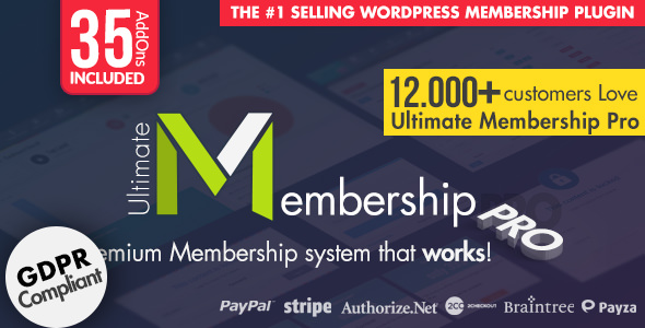 Ultimate Membership Pro插件 V11.6wordpress高级会员插件