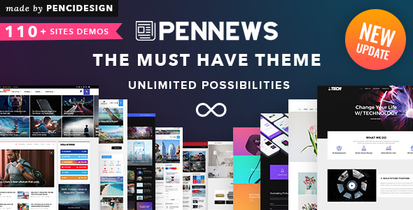 PenNews主题V6.6.4 一款基于WPBakery的模块化wordpress博客自媒体主题