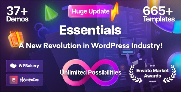 Essentials主题V3.0.0 一款多功能的wordpress企业主题