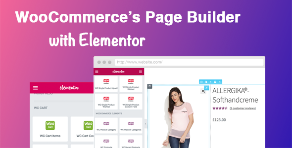 WooCommerce Page Builder For Elementor插件V1.1.6.6.2