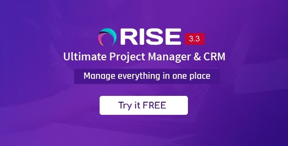 强大的客户关系管理（CRM）系统源码——Rise V3.3