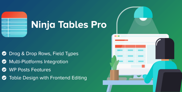 Ninja Tables Pro v4.3.3最快最多样化WordPress表格构建器插件