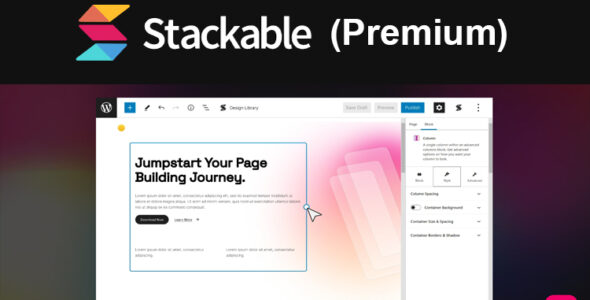 Stackable Premium插件V3.12.3：wordpress古腾堡扩展插件