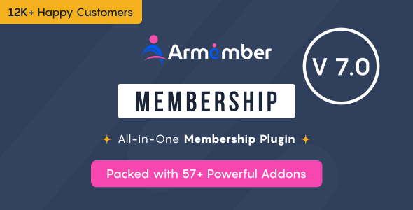 ARMember插件V7.0：功能强大、易于使用的 WordPress 会员插件