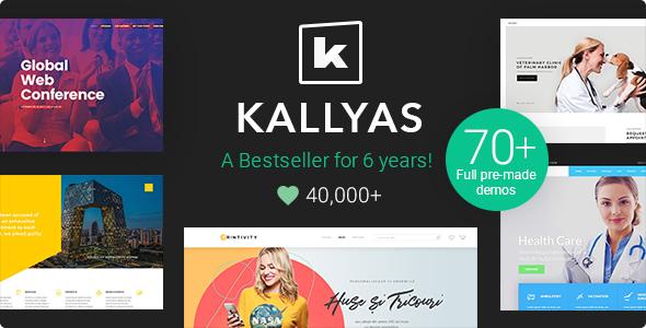 KALLYAS主题 V4.24.0 一款创意的企业展示主题