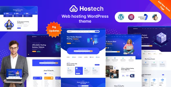 Hostech – Web Hosting & WHMCS WordPress 主题