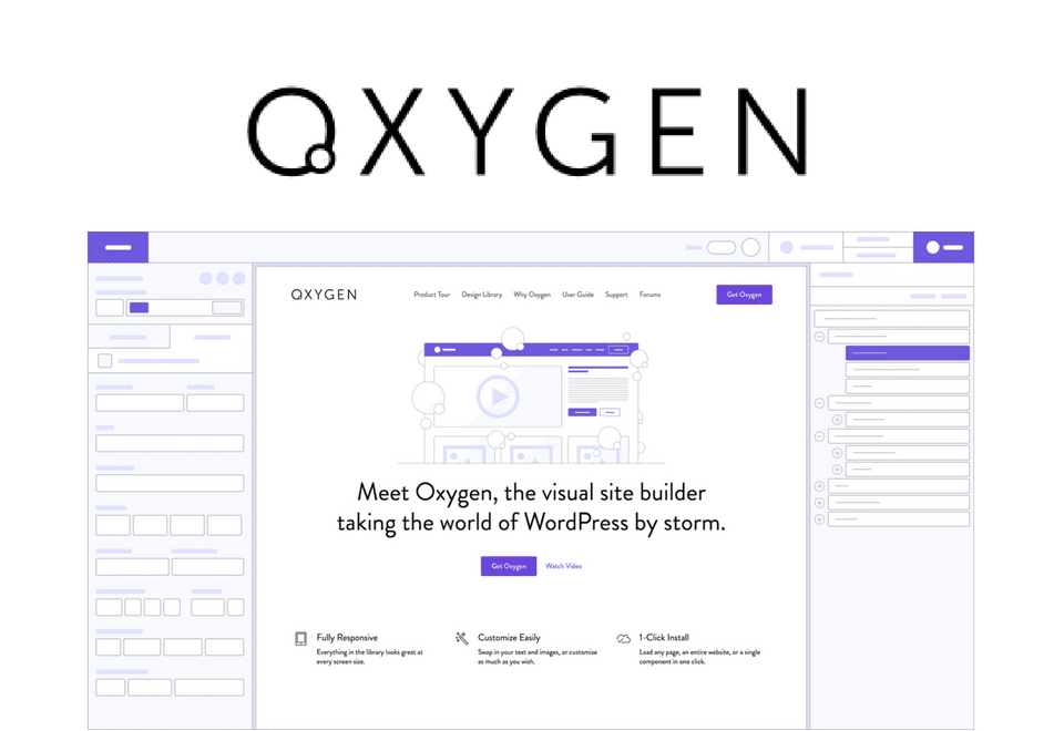 Oxygen 2.0 wordpress可视化网站构建器